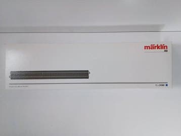 Märklin H0 - 24360 - Modeltrein (10) - 10 x rechte C rails, Hobby en Vrije tijd, Nieuw