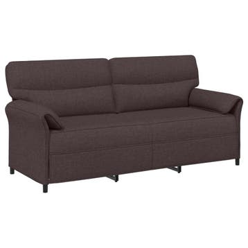 3-zits zetel donkerbruin: Ideaal voor starters! Nu voor e..., Huis en Inrichting, Verzenden, 150 tot 200 cm, Driepersoons, 75 tot 100 cm