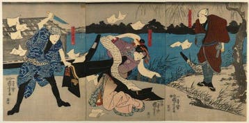 Utagawa Kuniyoshi /  (1797–1861) — Hatsumotoyui Soga