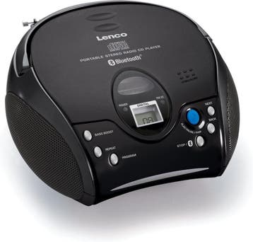 Draagbare Radio CD speler - FM Radio - Zwart - SCD-32BT - Le, Verzenden, Nieuw
