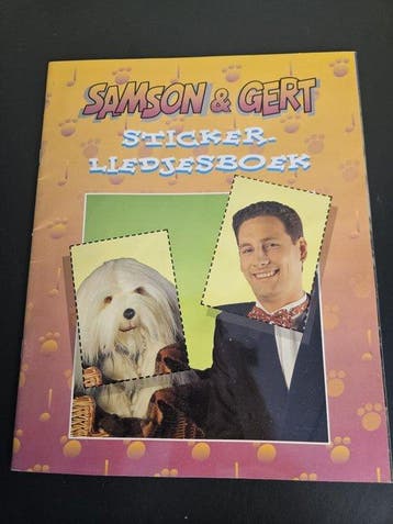 Fun Stickers Benelux Samson & Gert Sticker Liedjesboek - 1, Nieuw