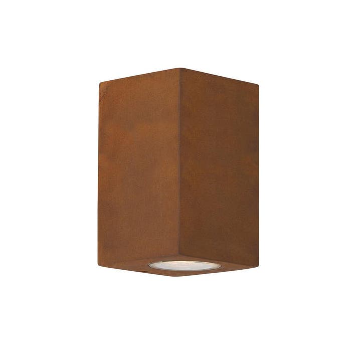 Wandverlichting modern Geo Muurlamp Corten Buitenverlichting, Jardin & Terrasse, Éclairage extérieur, Envoi