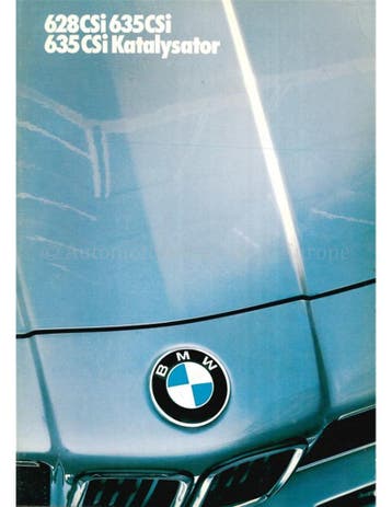 1986 BMW 6 SERIE BROCHURE DUITS, Nieuw