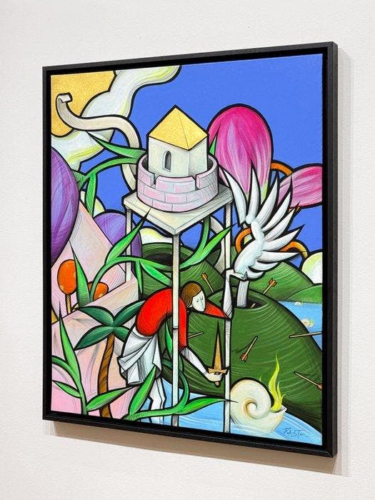 Jérôme Rasto (1978) - Paradéisos, Antiquités & Art, Art | Peinture | Moderne