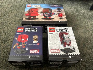 Lego Set - Marvel, BrickHeadz - Retired! Captain America /