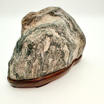 Steen, Hout - Japanse Sajigawa-steen Suiseki  -