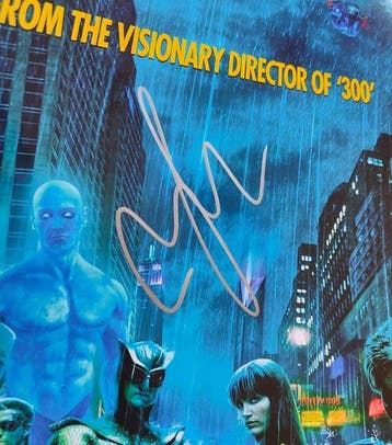 Watchmen - Zack Snyder (Director) - Signed Movie Poster, Nieuw