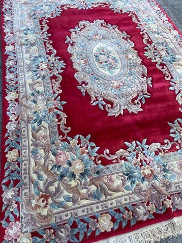 China Aubusson - gereinigd - handgeknoopt - wol - Tapijt -