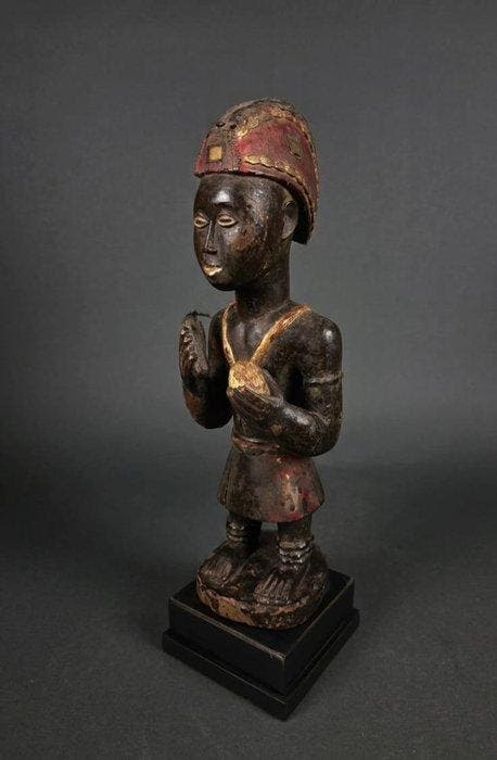 Standbeeld COLON-BAOULE - Ivoorkust, Antiquités & Art, Art | Art non-occidental