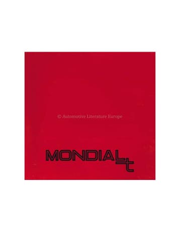 1989 FERRARI MONDIAL T BROCHURE PROSPEKT 562/89, Nieuw