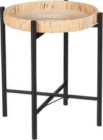 2dekans | Mica Decorations Kaj Bijzettafel - H40 x Ø30 cm -, Ophalen of Verzenden, Nieuw