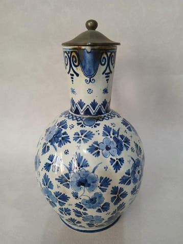 De Porceleyne Fles, Delft - Pichet - Faïence de Delft - 1889, Antiquités & Art