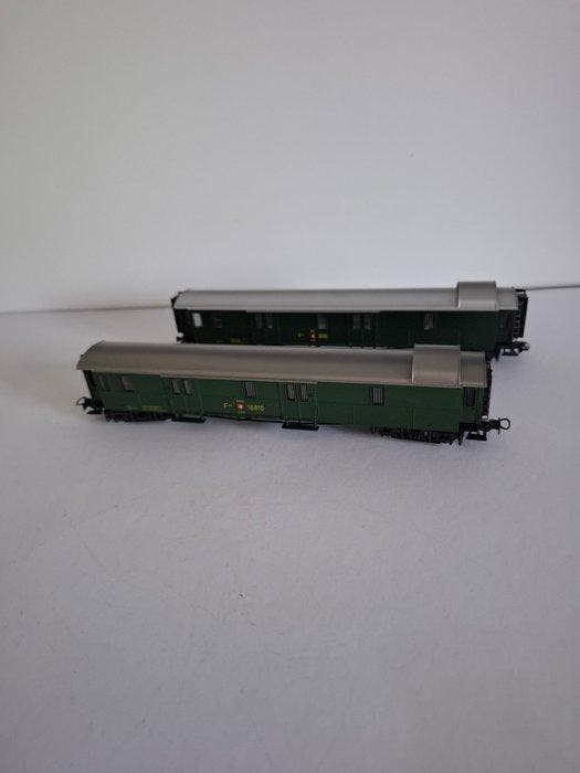 Märklin H0 - 4146/4239 - Model treinwagon (2) - Twee bagage, Hobby & Loisirs créatifs, Trains miniatures | HO