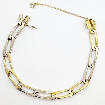 Armband - 18 karaat Geel goud, Witgoud, Nieuw