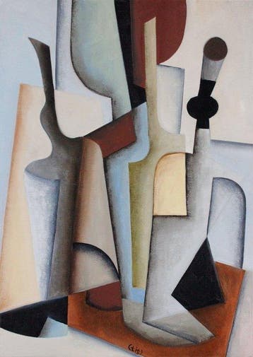 Vova Titov - Still life with bottles