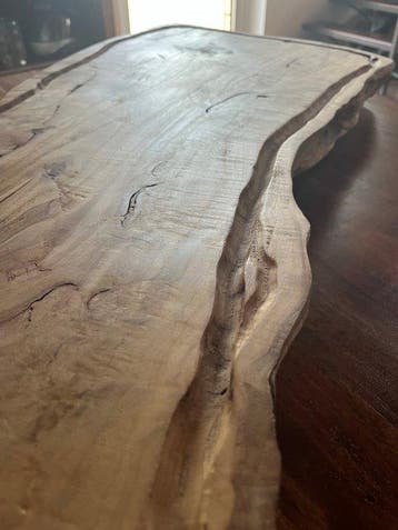 Middentafel - Kastanje - Bijzettafel / Snijplank