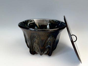 Vaas - Glas - Japan - Toshichi Iwata () (1893-1980) -