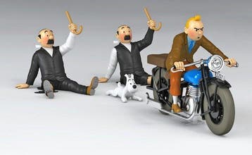 collection Hachette 1/24 - Modelauto - La Moto de Tintin -, Livres