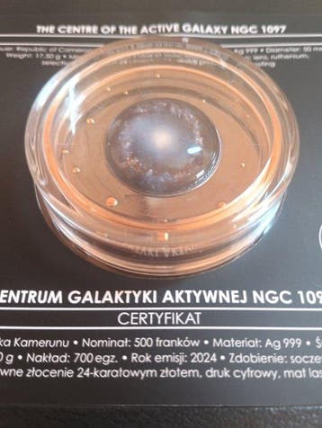 Cameroun. 500 Francs 2024, NGC 1097 (Sans prix de réserve), Postzegels en Munten