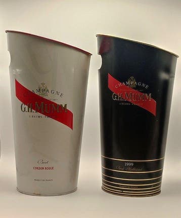 Ijsemmer (2) - Metaal - Champagne G.H. MUMM, Antiek en Kunst