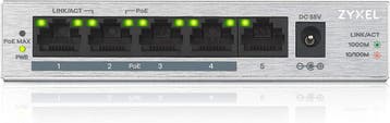 Zyxel 5-poorts PoE+ Switch | Retour deal | 36% Korting, Verzenden, Nieuw