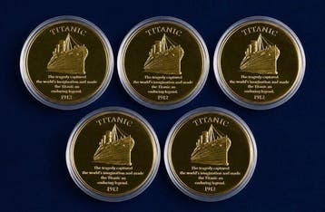 Themacollectie - Herdenkingscollectie met 24K goud verguld,, Nieuw