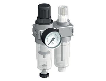 FRL 2-Parties G1/4 700l/min 0.5-10.0bar/7-145psi Semi-Auto, Verzenden