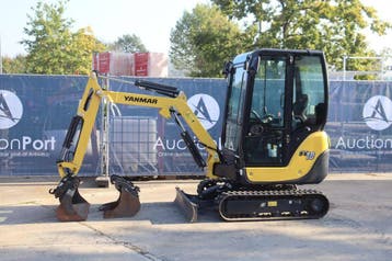 Veiling: Minigraver Yanmar SV18 Diesel 9.5kW 2020, Zakelijke goederen, Ophalen