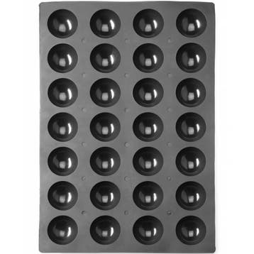 Bakvorm | Siliconen | 28x Ø70mm | 600x395x35(h)mm HENDI, Verzenden, Nieuw in verpakking