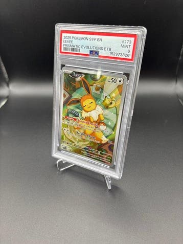 Pokémon - 1 Graded card - Eevee #173 Prismatic Evolutions, Nieuw