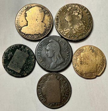 Frankrijk. Révolution française – Louis XVI / Convention /