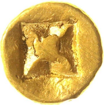 Nederlands-Indië - Sumatra - Srivijaya. 1/4 Mas gold Masa, Postzegels en Munten, Munten | Nederland