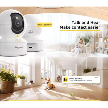 2K Security Camera - WiFi Camcorder - Tweeweg Audio - Night, Verzenden, Nieuw