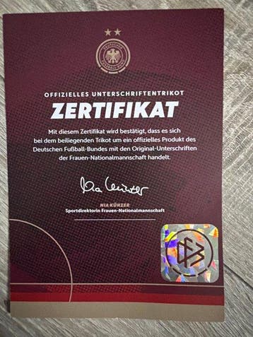 DFB Frauen-Nationalmannschaft - Maillot, Nieuw