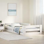 vidaXL Bedframe zonder matras massief grenenhout wit 140x200, Verzenden, Nieuw