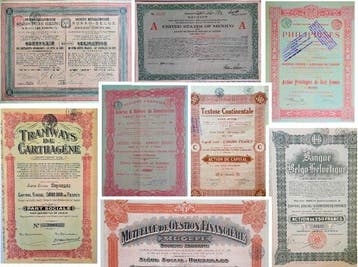 Wereld. 30 verschillende karaktervolle aandelen uit diverse