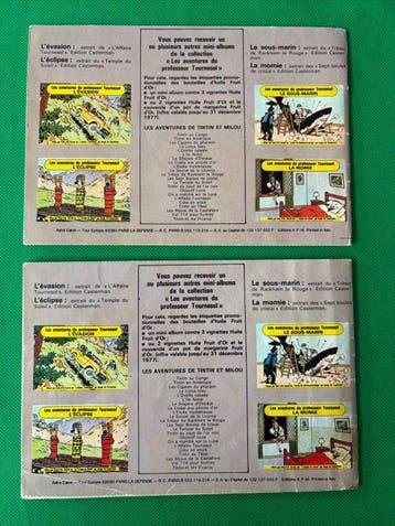 Ensemble de deux livrets publicitaires Fruit dOr - 1 Album, Boeken, Stripverhalen, Nieuw
