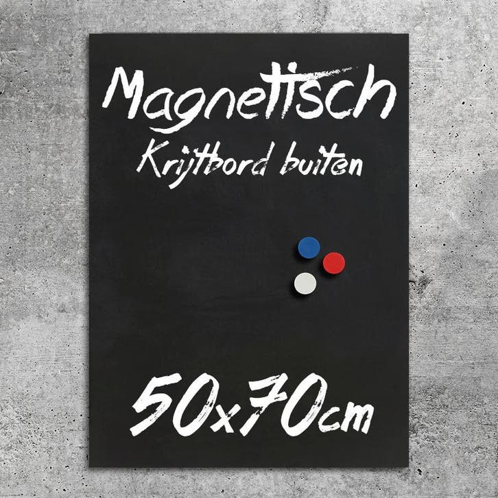 Krijtbord Buiten Magnetisch 50x70 cm, Huis en Inrichting, Woonaccessoires | Lijsten, Verzenden