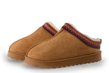 Nelson Pantoffels in maat 38 Cognac, Verzenden, Pantoffels of Sloffen