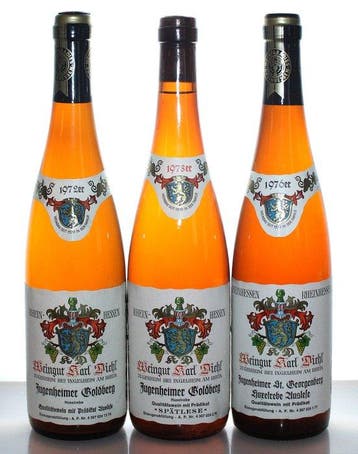 1972 + 1973 + 1976 Huxelrebe Auslese + Spätlese -, Verzamelen, Nieuw