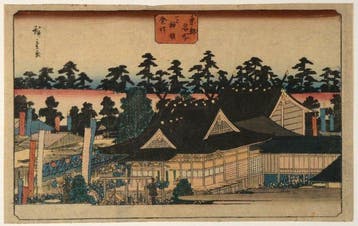 Utagawa Hiroshige /  (1797–1858) Festival bij het Shiba