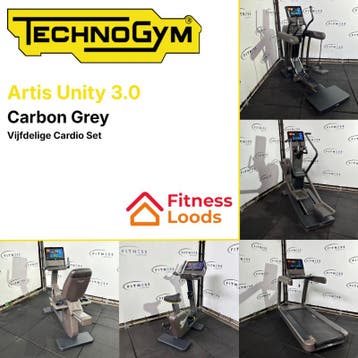 Technogym - Artis Unity 3.0 - Vijfdelige Cardio Set - Carbon, Ophalen of Verzenden, Overige typen