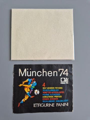 1974 Panini München 74 World Cup Beckenbauer Originele