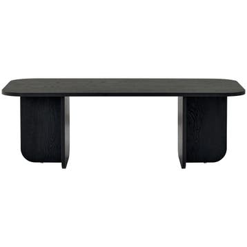 Evila Modern Black Coffee Table, 120 X 60 X 41 Cm 100%, Verzenden, Nieuw, 100 tot 150 cm, Scandinavisch