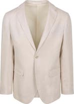 Suitable Blazer Linnen Panama Ecru maat Maat 52/54 (L) Heren, Maat 52/54 (L), Verzenden, Beige, Nieuw