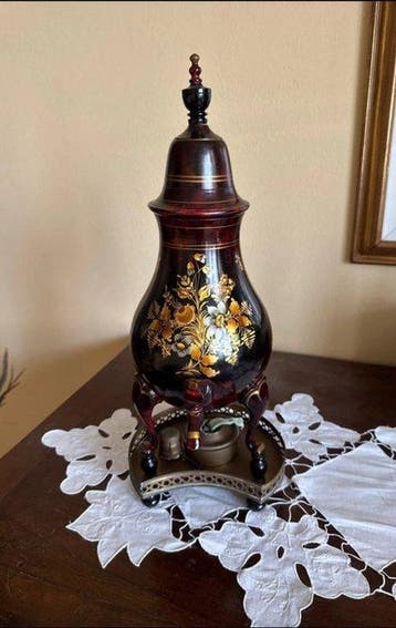 J.G RUBEN - Samovar - Étain - Samovar néerlandais vintage, Antiek en Kunst