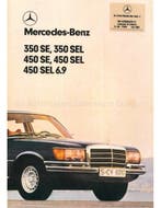 1978 MERCEDES BENZ S KLASSE BROCHURE NEDERLANDS