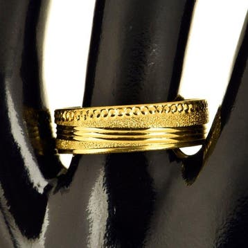 Ring - 22 karaat Geel goud, Nieuw