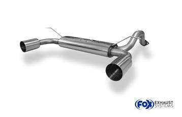 FOX Honda Civic 5 einddemper dwarsuitlaat rechts/links - 1x1, Verzenden