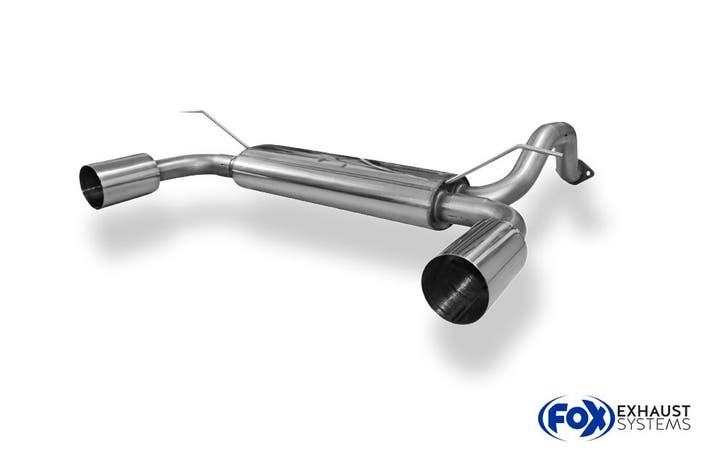 FOX Honda Civic 5 einddemper dwarsuitlaat rechts/links - 1x1, Auto-onderdelen, Uitlaatsystemen, Nieuw, Verzenden